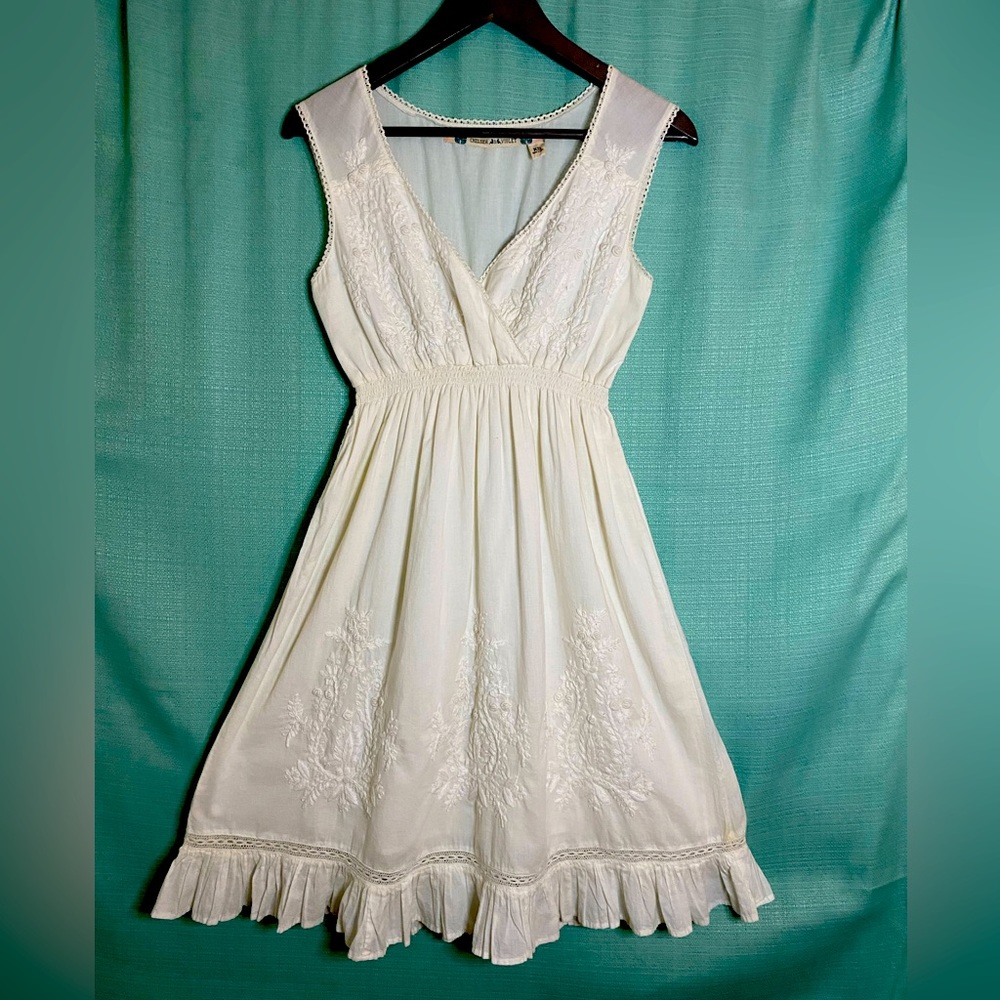 Chelsea & Violet beautiful white smocked dress